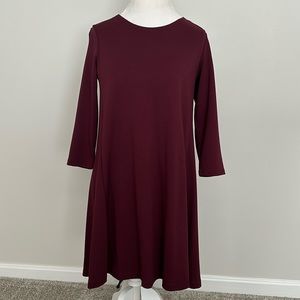 LOFT: NWT Crimson Dress